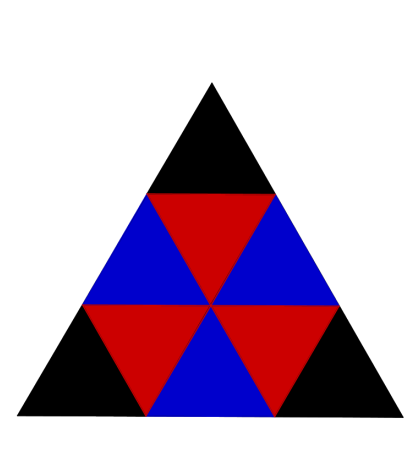 Obojena podjela za n=3