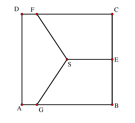 Službena skica kvadrata ABCD