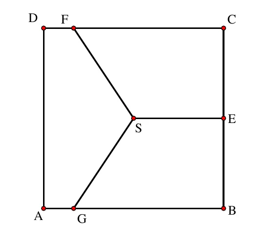 Službena skica kvadrata ABCD