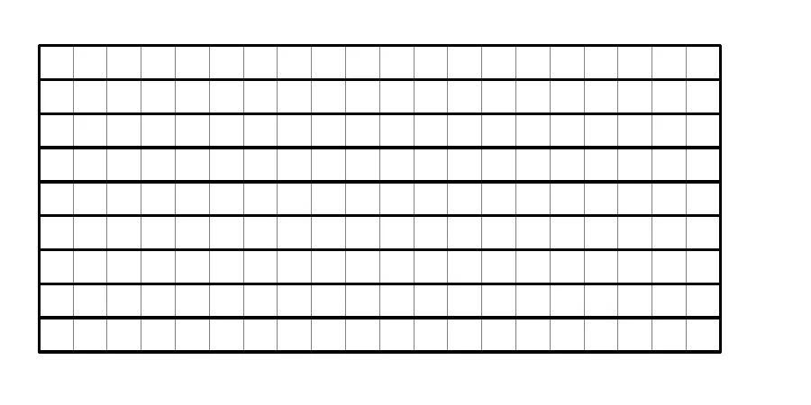 Slaganje pravokutnika dimenzija 1×20