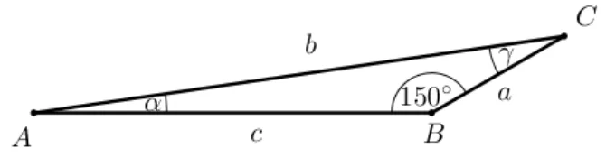 Skica trokuta ABC